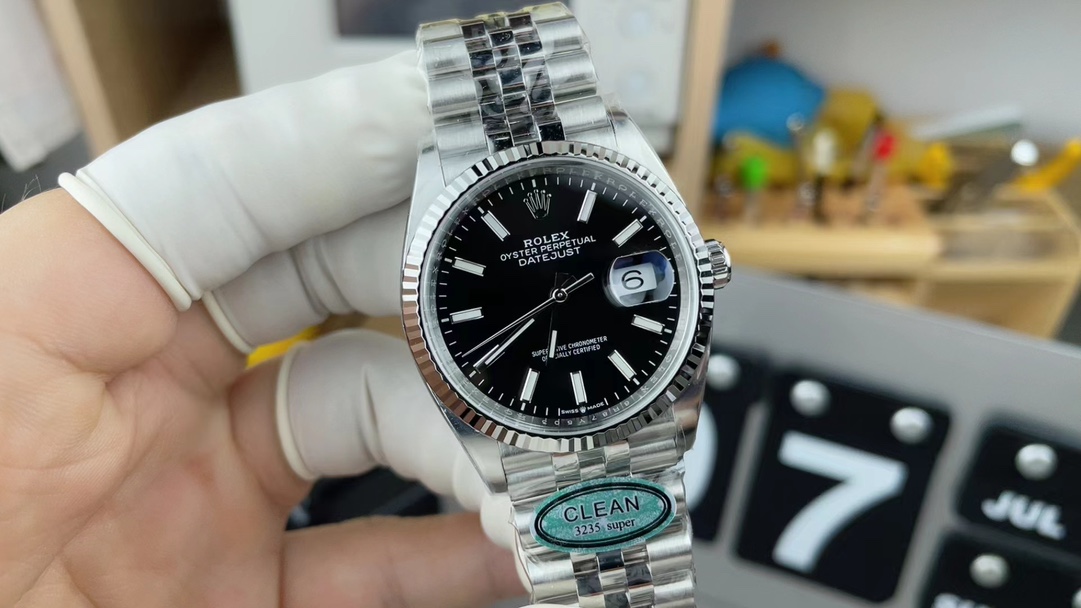 C36 Rolex Black Disc Log 2420 Hong Kong Generation Black Disc