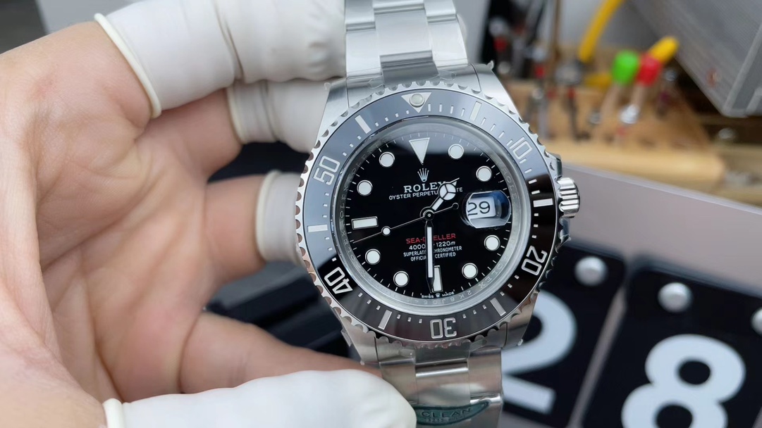 VS Rolex Single Red Ghost King 126600 Steel Belt Black Plate