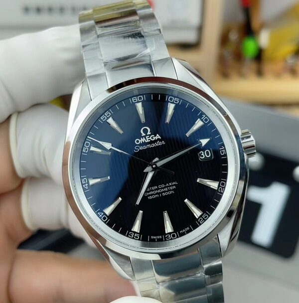 VS Omega Seahorse 150 Steel Belt Black Plate