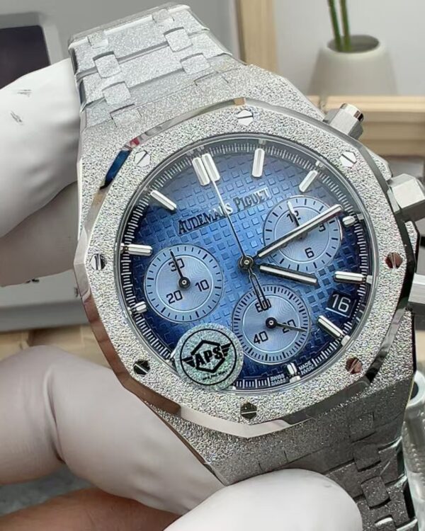 APS Audemars Piguet 26240 Offshore Chronograph Steel Strip Blue Disc