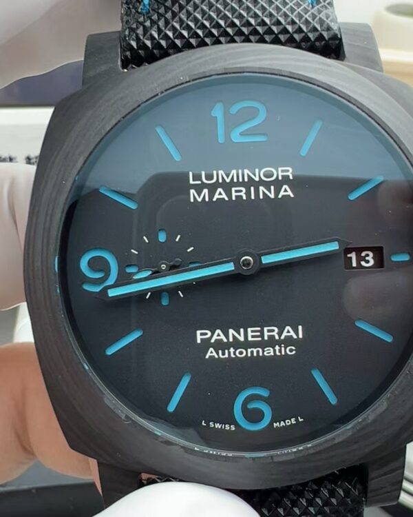 VS Omega 1661 Ocean Universe Nylon Fabric Strap Black Plate
