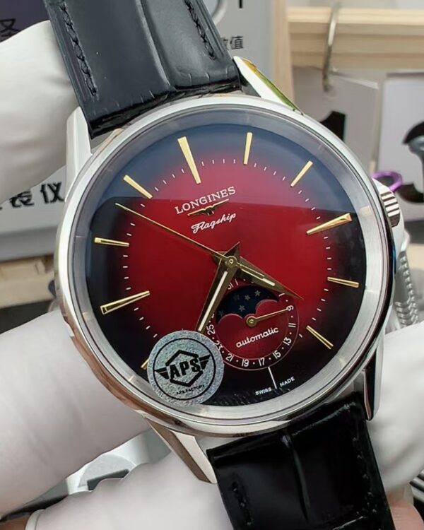 AF Longines Sea Belt Red Disc