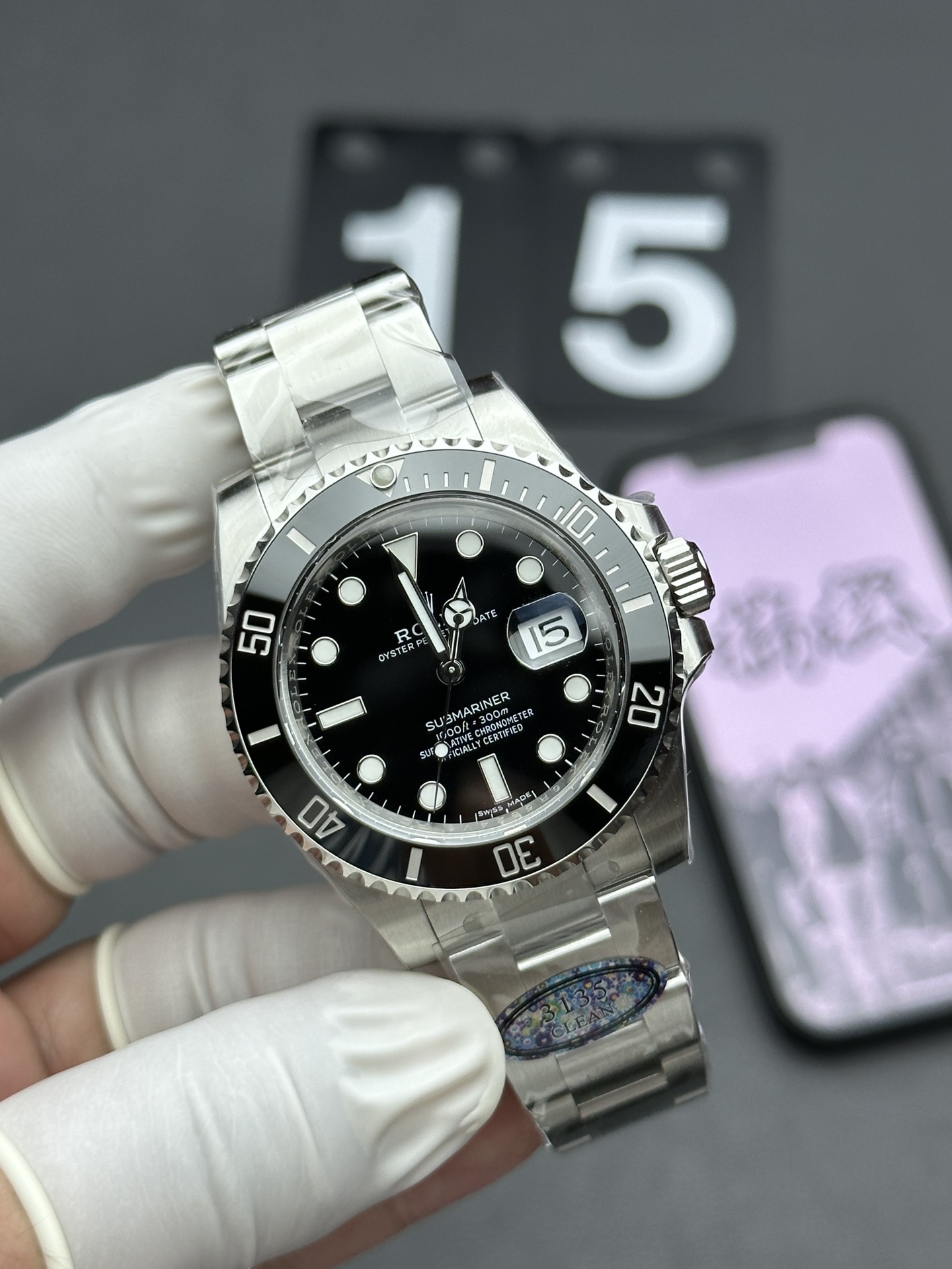 C Rolex 40 Blackwater Ghost 116610LN Steel Belt Black Plate