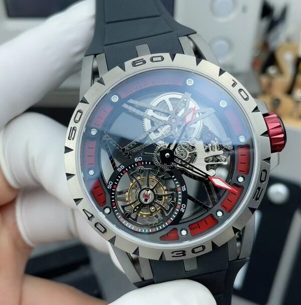 BBR Roger Dubiton Tourbillon 5377BR Rubber Strap