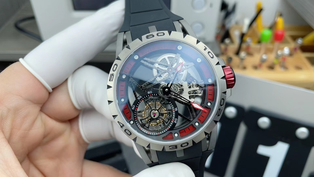BBR Roger Dubiton Tourbillon 5377BR Rubber Strap