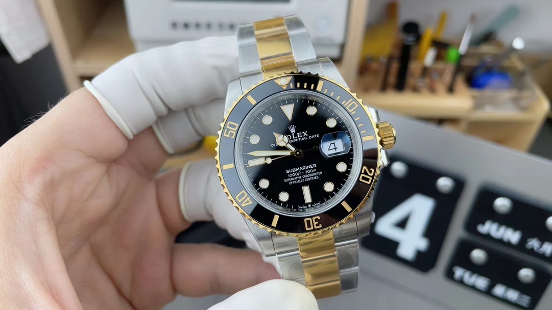 VS Rolex Golden Nigger 41 126613LN Steel Belt Black Plate