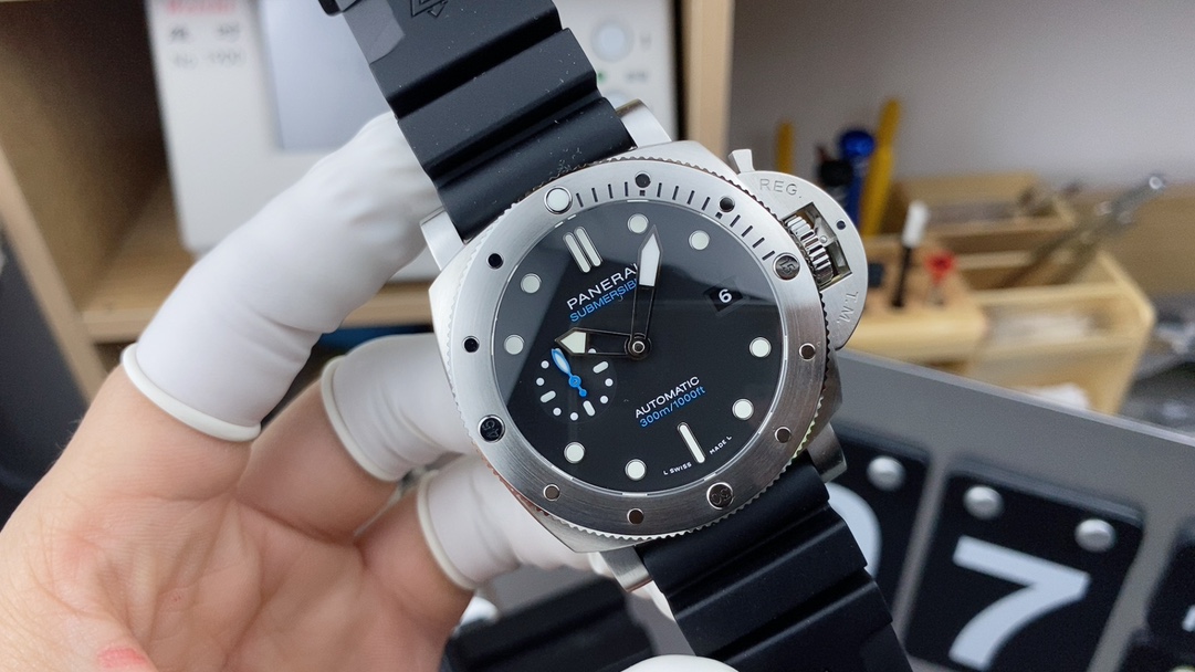 VS Panerai PAM01229 rubber strap black plate
