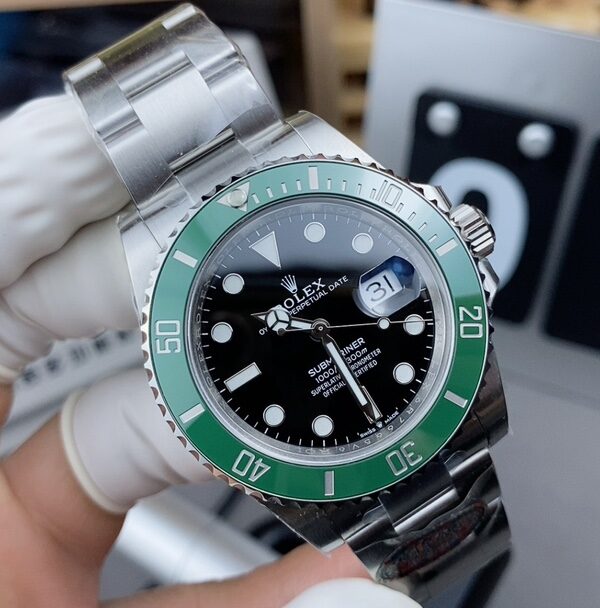VS Rolex 41mm Green Ghost 126610LV Steel Belt Green Plate