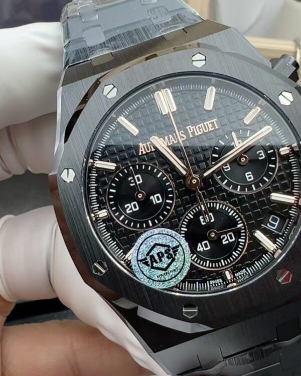 APS Audemars Piguet Royal Oak Black Ceramics 26240ST Black Plate