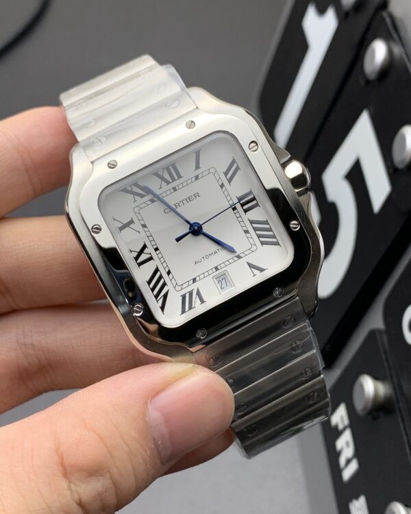 GF Cartier Santos WSSA0010 Steel Strip White Plate