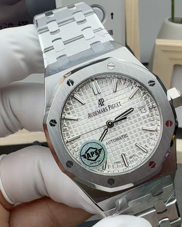 APS Audemars Piguet Royal Oak 15450ST Steel Strip White Plate