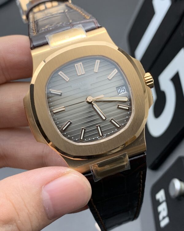 PPF Patek Philippe Nautilus 5711R rose gold belt gray plate
