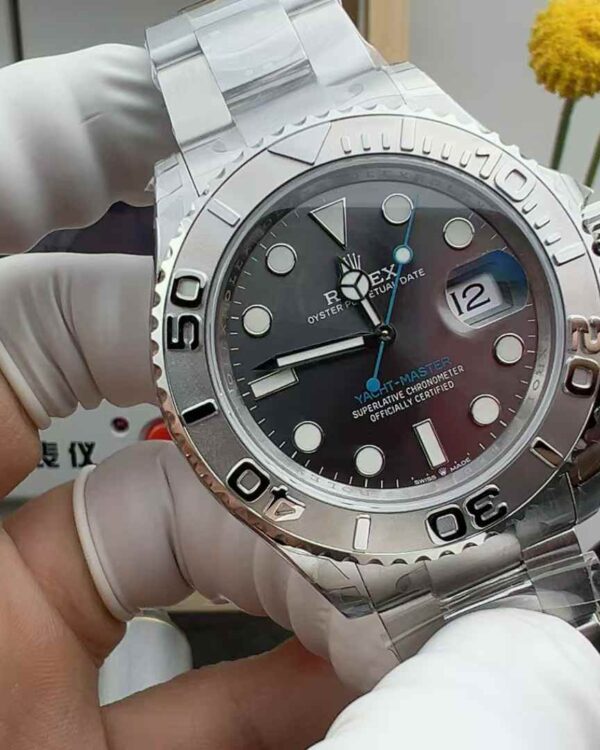 VS Factory Rolex Log 116622 Gray Yacht Steel Belt Gray Plate
