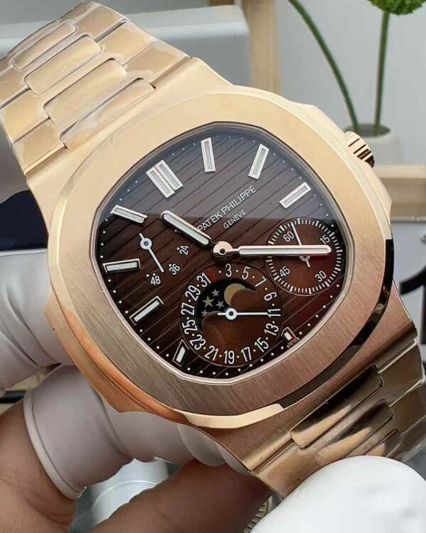 PPF Factory Patek Philippe 5712 rose gold steel strip brown plate