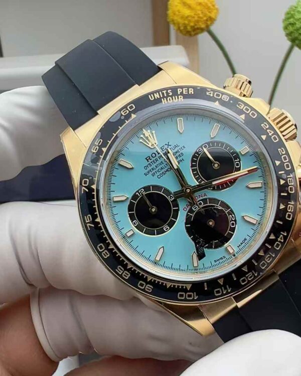 VS Factory Rolex Daytona 126518 Tiffany Kindy Rubber Belt Tiffany Blue Disc