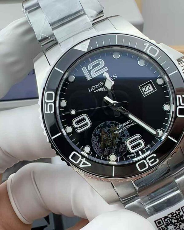 AF Factory Longines Watch 41MM Black Kang Steel Strip Black Plate