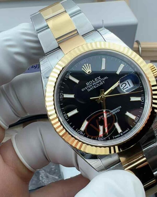 VS Factory Rolex 126333 room gold and black diary steel strip black plate