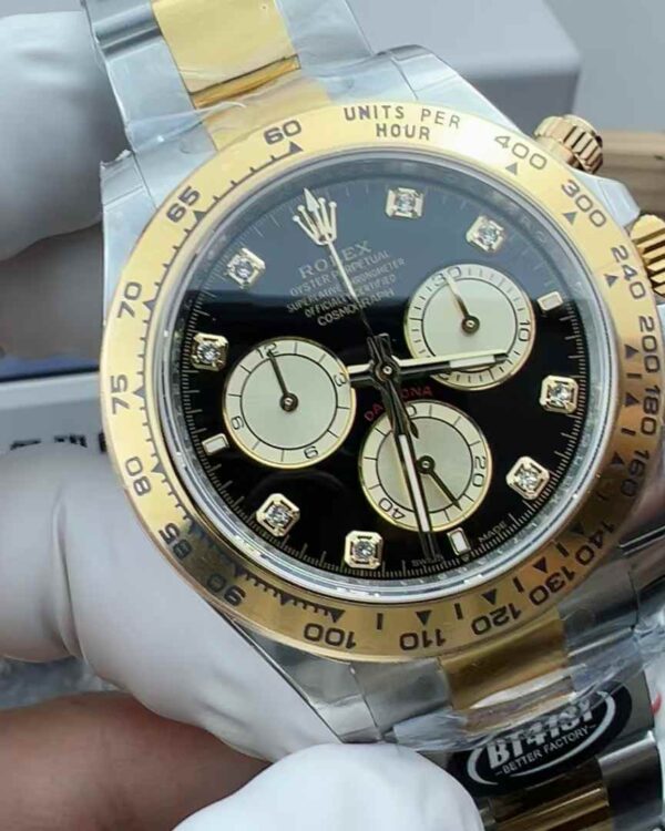 BT Factory Rolex Daytona 126503 4131 movement room gold steel strip black plate