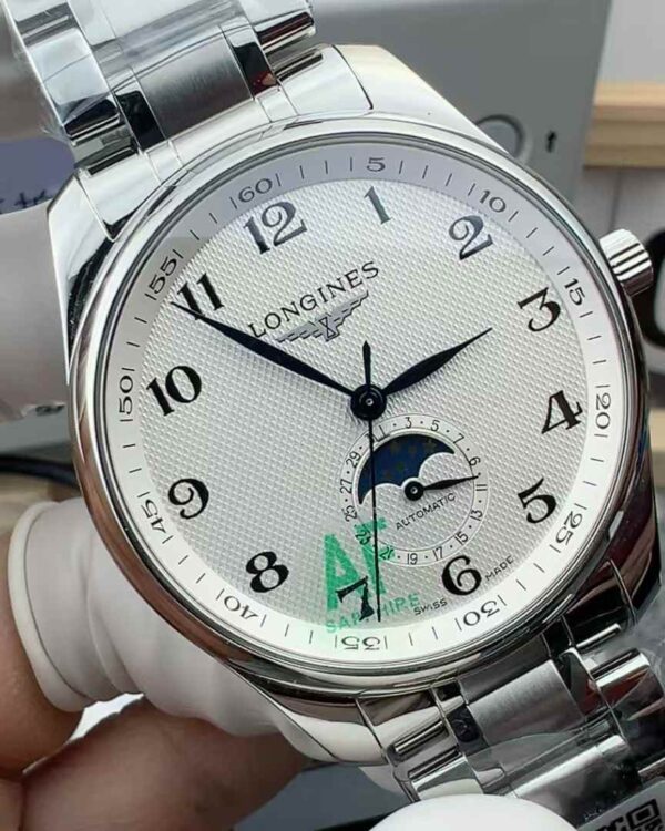 AF Factory Longines Famous Craftsman Moon Phase 42MM Steel Strip White Plate