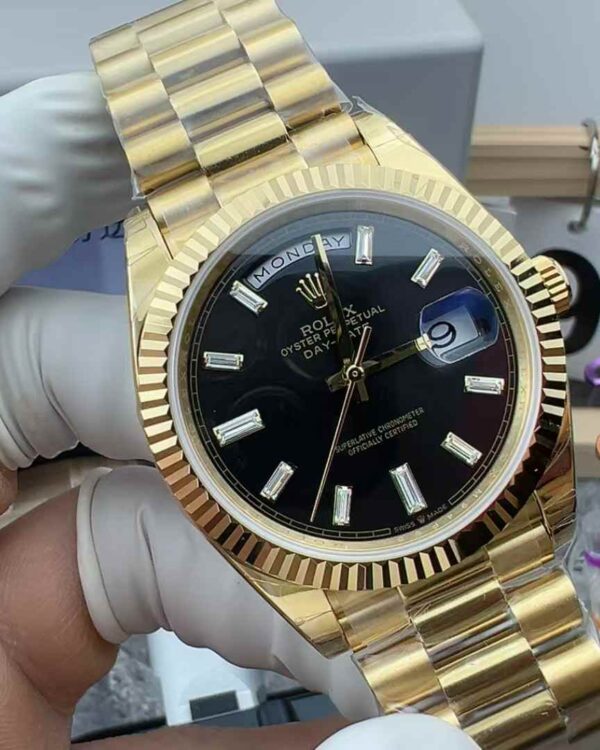 GS Factory Rolex Log 228238 Black Rock Sugar Black Plate