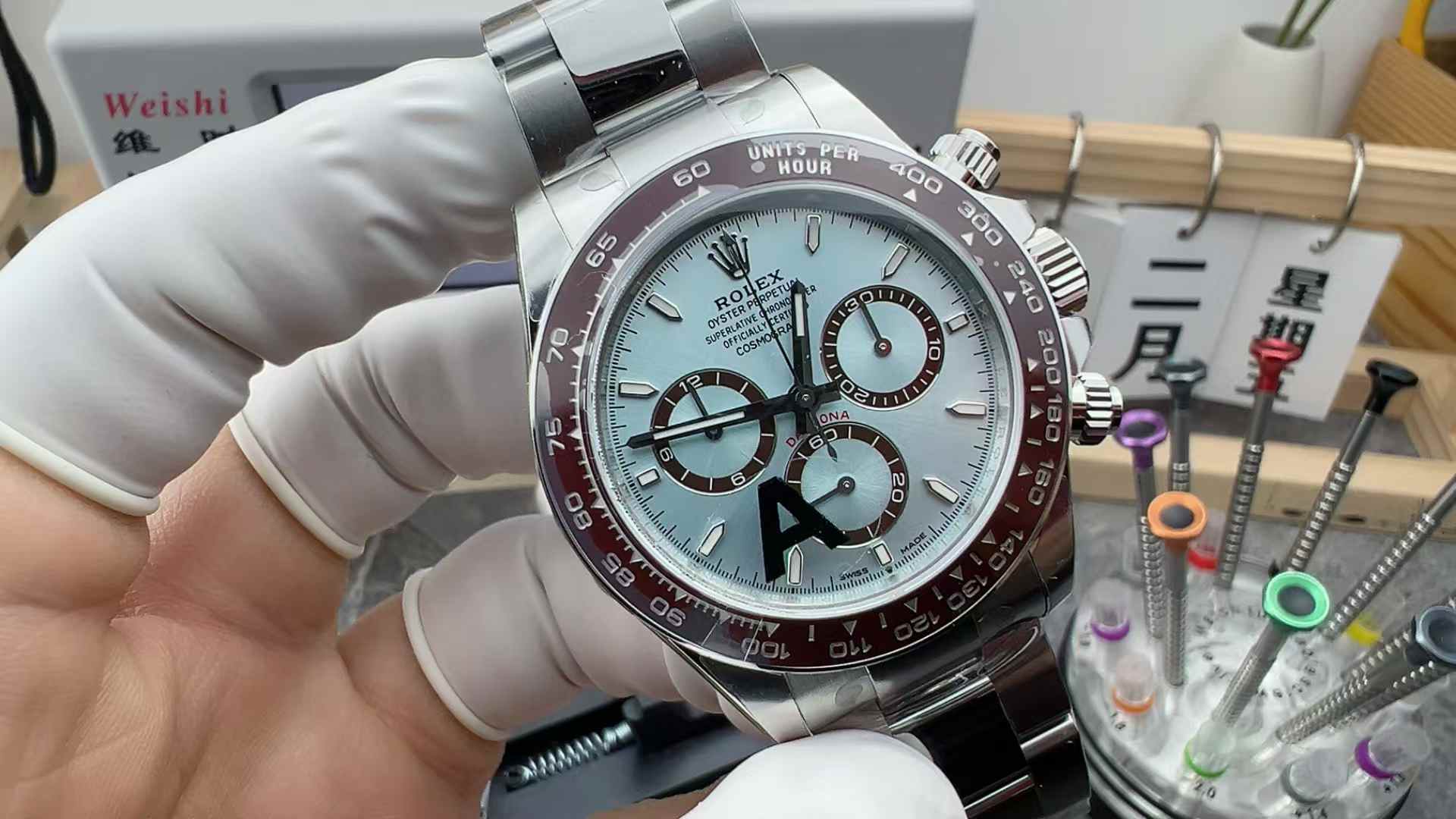 VS Factory Rolex Daytona 126506 4131 Movement Ice Blue Disc