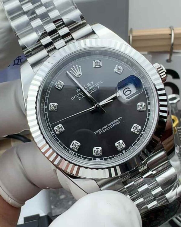 V Factory Rolex Log 126334 Steel Belt Gray Disc Drilling