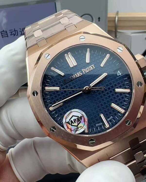 APS Factory Audemars Piguet Royal Oak 15510 rose gold blue plate
