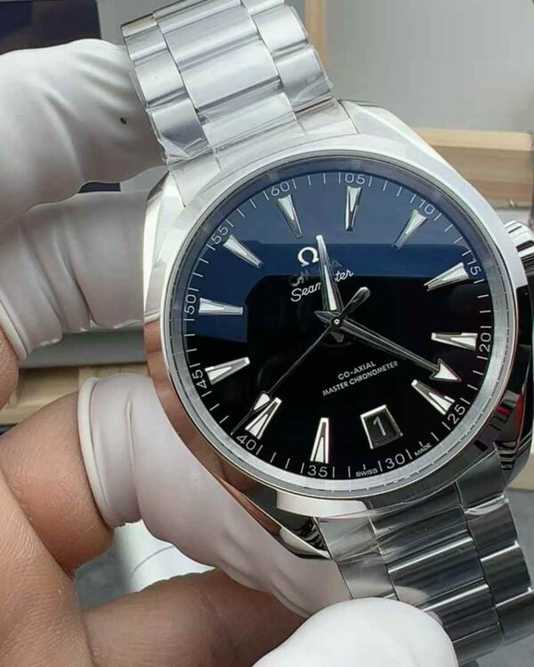 VS Factory Omega Seahorse Smooth Steel Strip Black Plate