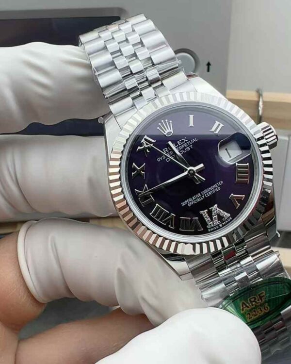 ARF Rolex 278274 31MM purple-faced female diary steel strip