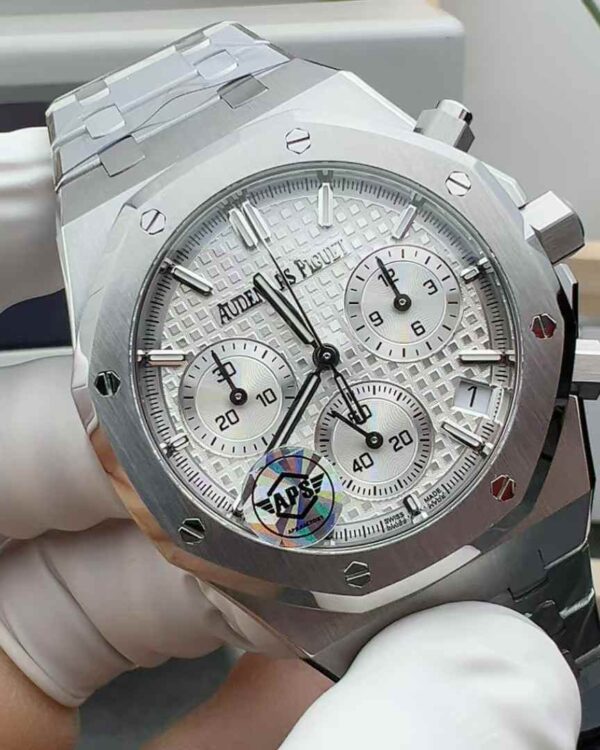 APS Audemars Piguet 26240 white non-card movement steel belt white plate