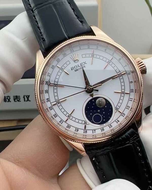 TW Rolex 50535 Cellini Belt White Disc