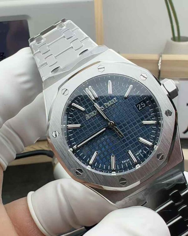 TW Audemars Piguet 15550 Steel Strip Blue Plate