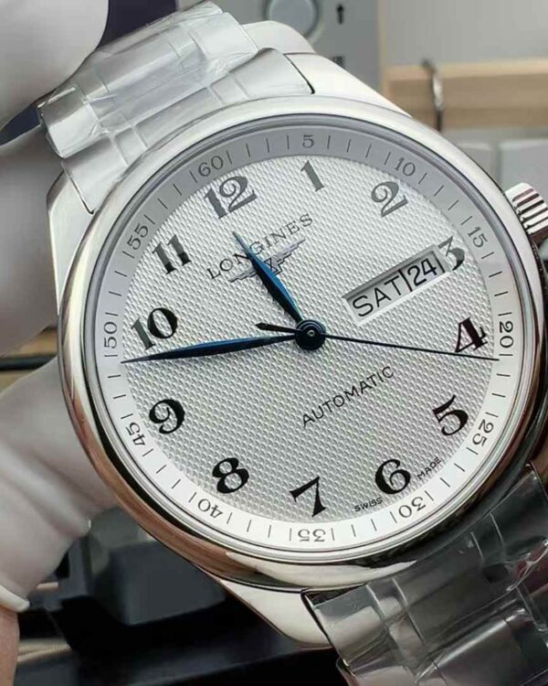 XF Longines Double Calendar Famous Craftsman Steel Belt White Plate
