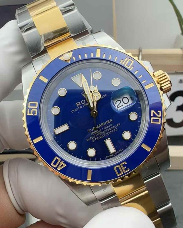 VS Rolex 126613 room gold blue water ghost 3135 movement steel band blue disc