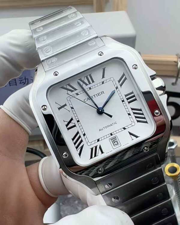 BV Cartier Sandos Steel Strip White Plate