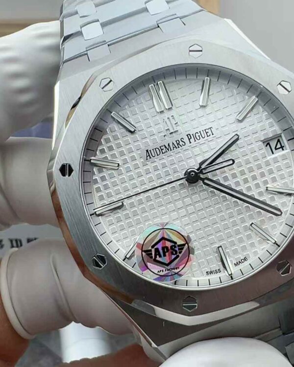 APS Factory Audemars Piguet 15500 steel strip white plate