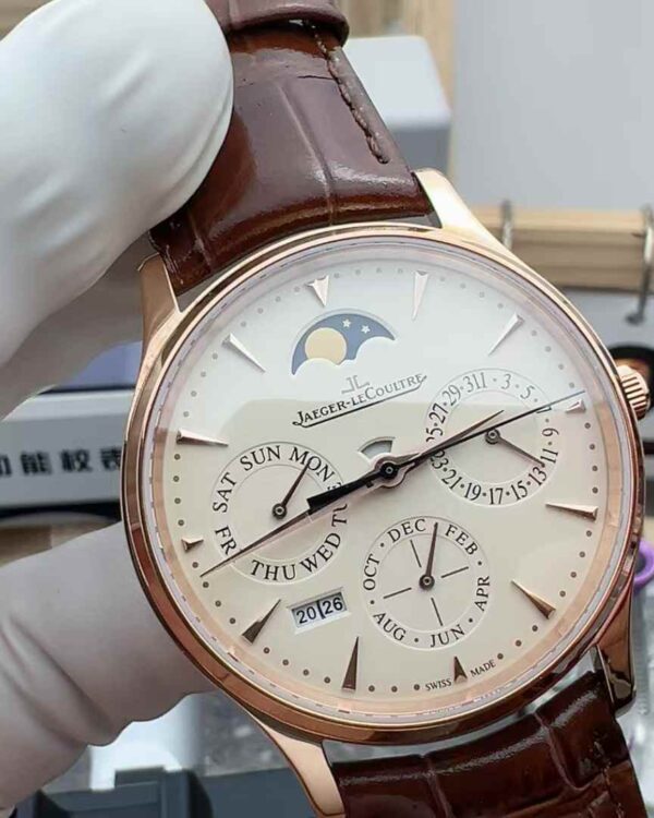 VR Jaeger-LeCoultre Perpetual Calendar Rose Gold Belt