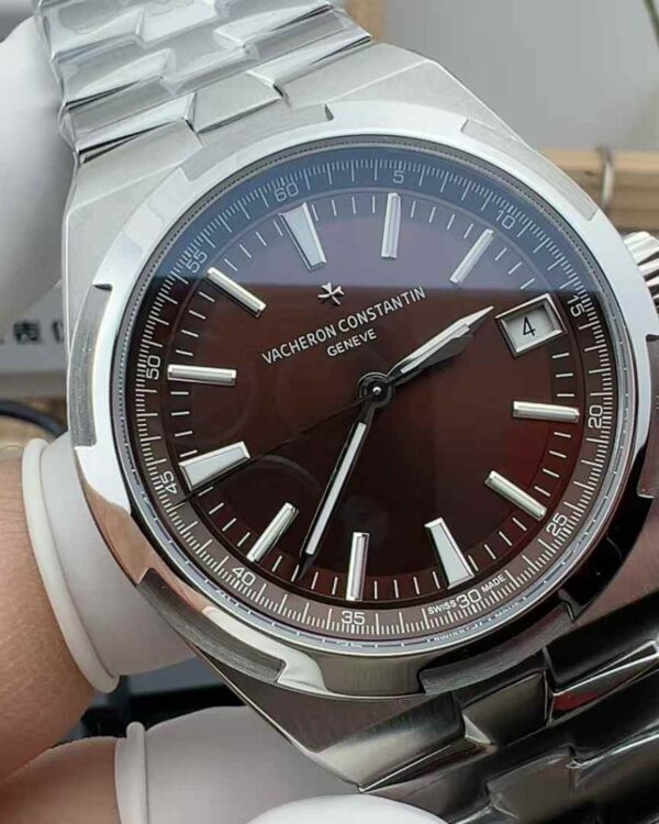 MKS Vacheron Constantin v4500 Steel Belt Brown Plate