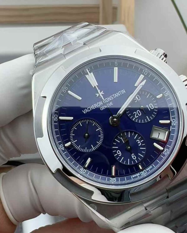 8F Vacheron Constantin Chronograph 5500 Steel Belt Purple Plate