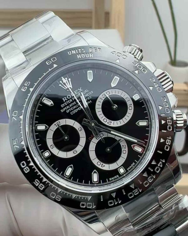 VS Factory Rolex Daytona 116500 4130 movement black toddy steel strip black disc