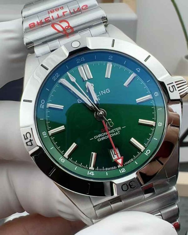 BLS Lark Green Face Ocean Steel Belt Green Plate