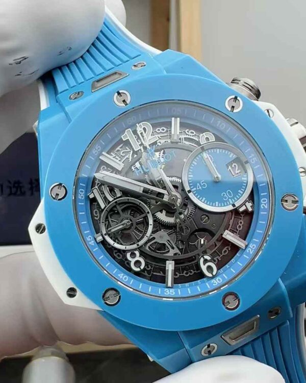 BBF Hublot Tiffany Blue Big Bang Rubber Belt