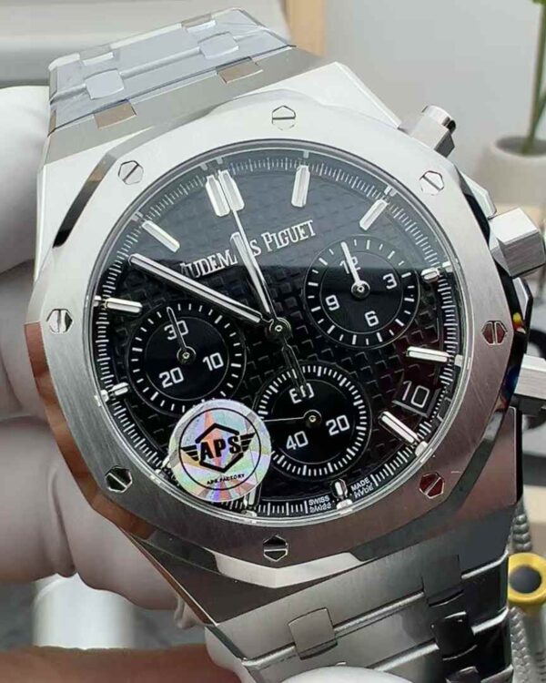 APS Factory Audemars Piguet Royal Oak 26240 Steel Strip Black Plate