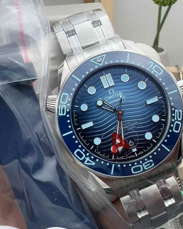 VS Factory Omega Seahorse 300 Poseidon Steel Belt Blue Plate