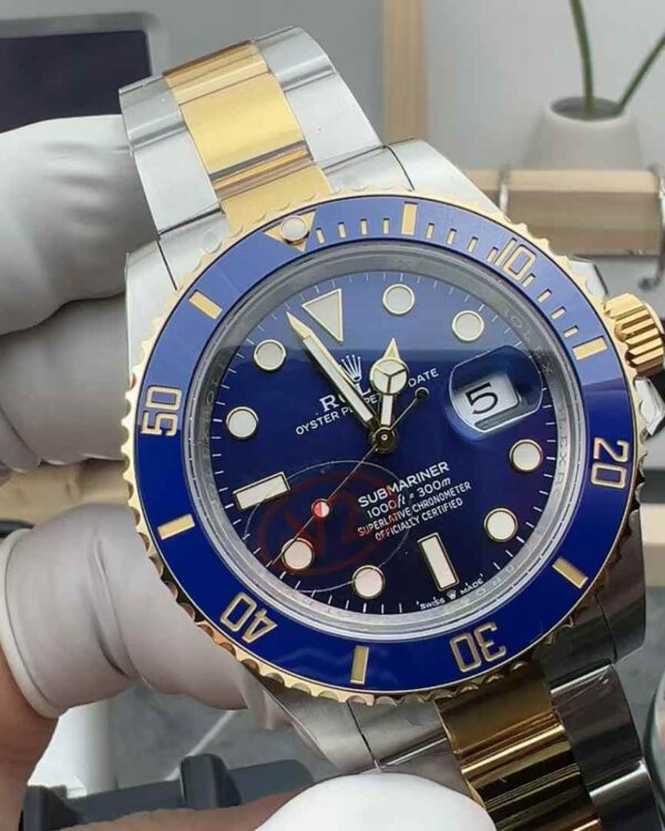 VS Factory Rolex Log 126613 Gold blue steel strip blue plate in counterweight room
