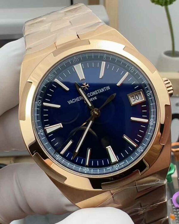 PPF Factory Vacheron Constantin Rose Gold Blue v4500 Steel Belt Blue Plate