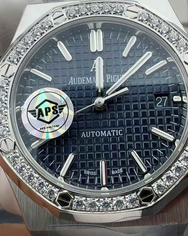 APS Factory Audemars Piguet Royal Oak 15451 blue-faced drill ring steel strip