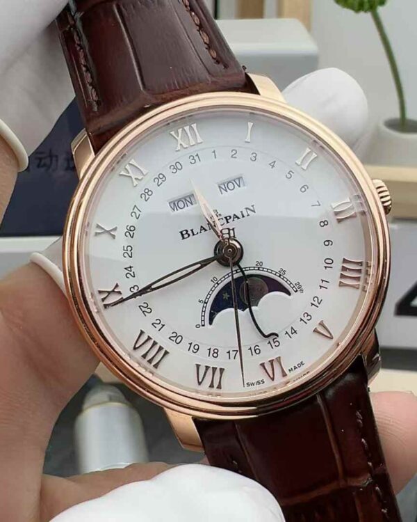 MKS Factory Breguet 6654 rose gold belt white plate