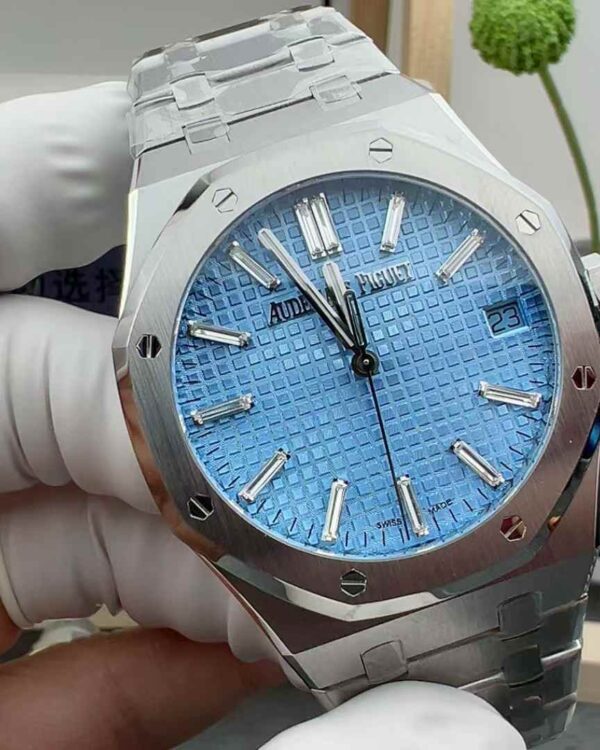 ZF Factory Audemars Piguet Royal Oak 15510 Ice Blue Face 41MM Steel Strip