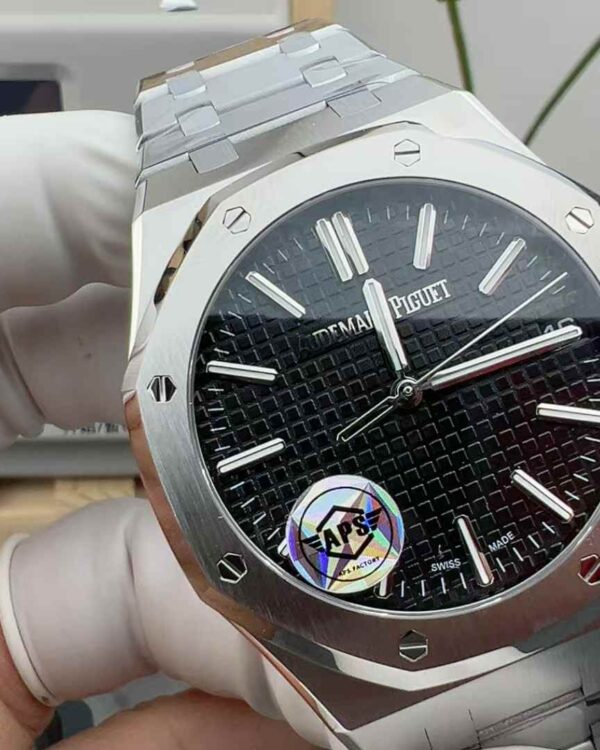 APS Factory Audemars Piguet Royal Oak 15510 Black Face 41MM Steel Strip